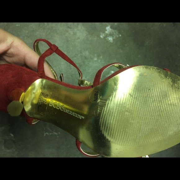 Jeweled heels w ankle strap - Picture 2 of 4